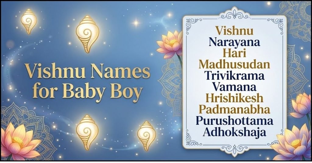 100+ Lord Vishnu Names for Baby Boy With Meanings