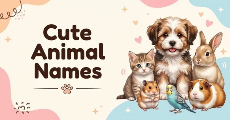 330+ Amazing Cute Animal Names for Pet Fun Ideas