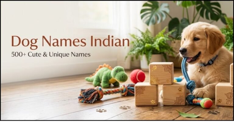 500+ Unique & Cute Dog Names Indian Updated Names List