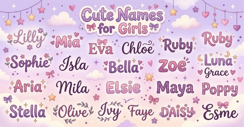Adorable and Cute Names for Girls