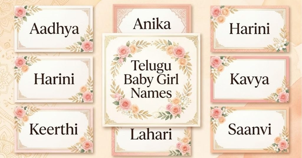 Charming Telugu Girl Names With Beautiful Meanings