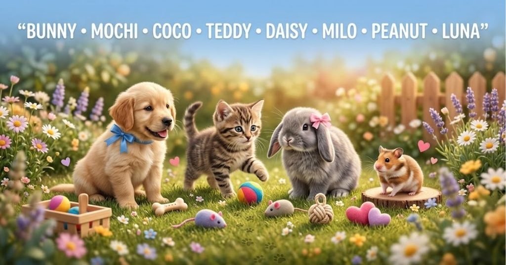 Cute Animal Names for Every Adorable Pet