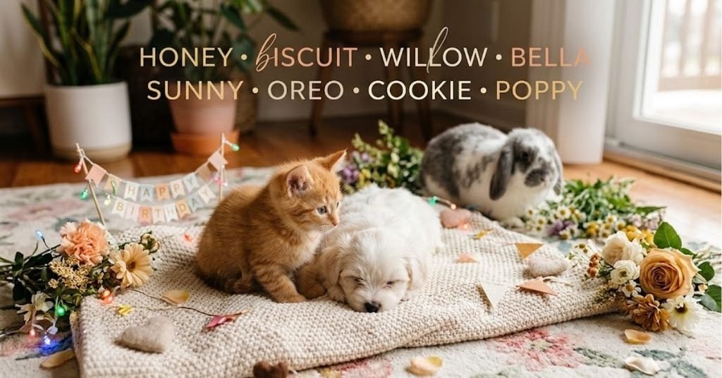 Names for Pets That Are Sweet and Memorable