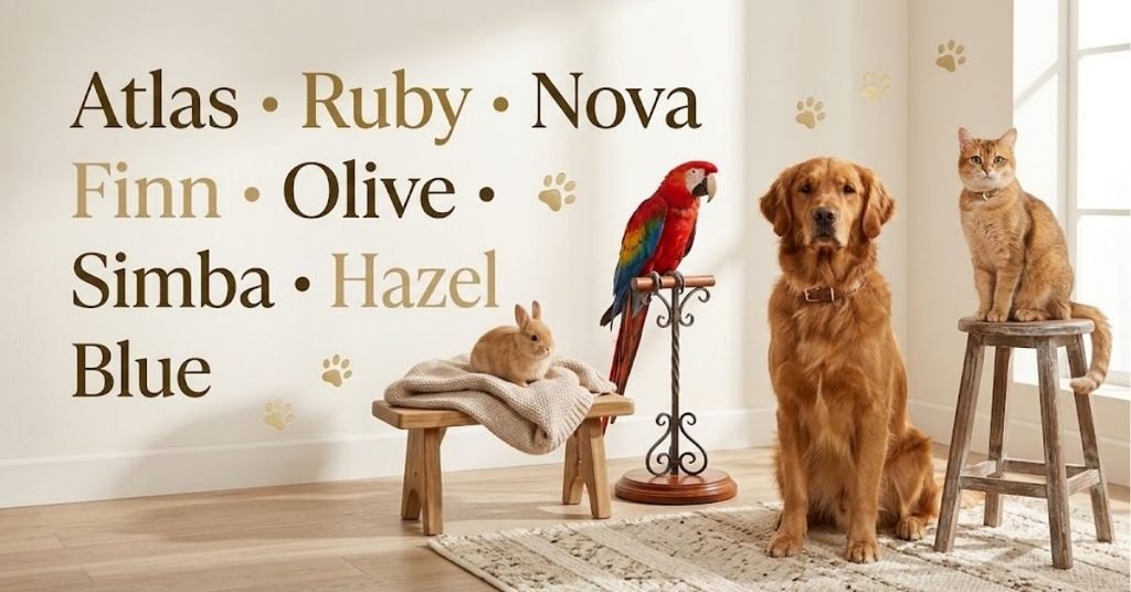Pet Names for Animals That Stand Out