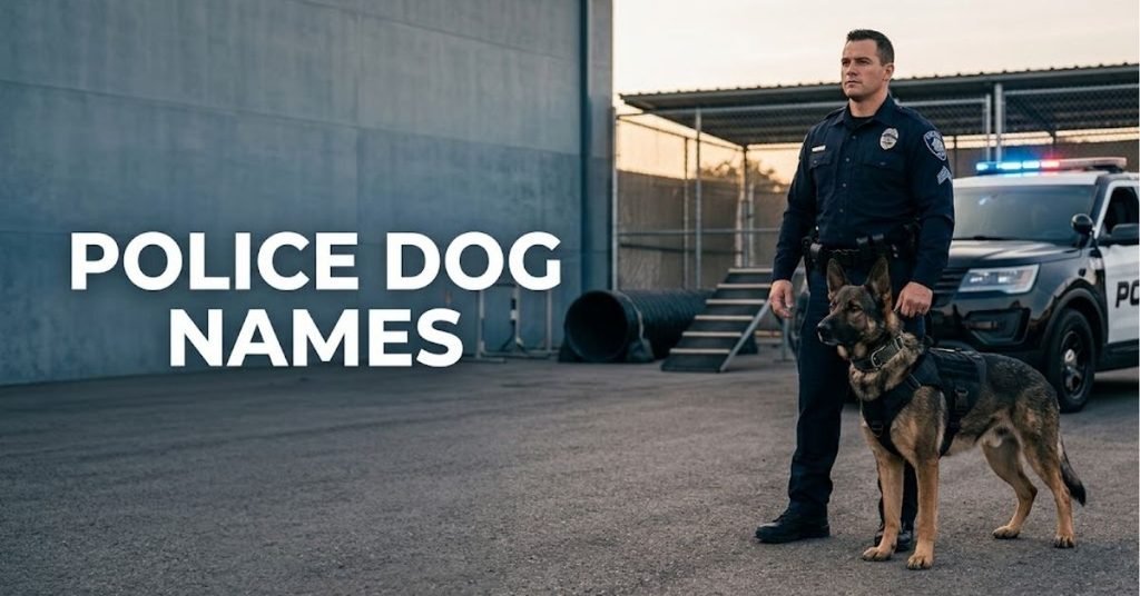Powerful police dog names for Brave and Loyal Dogs