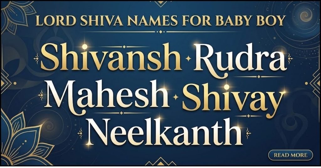 Powerful shiva names for Baby Boy Names