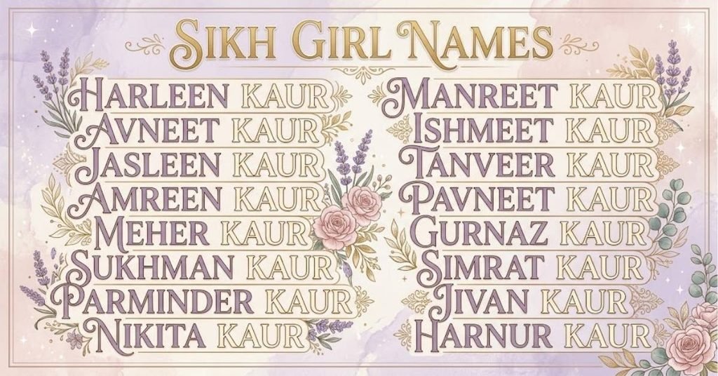 Sikh Girl Names With Beautiful Meanings (2)