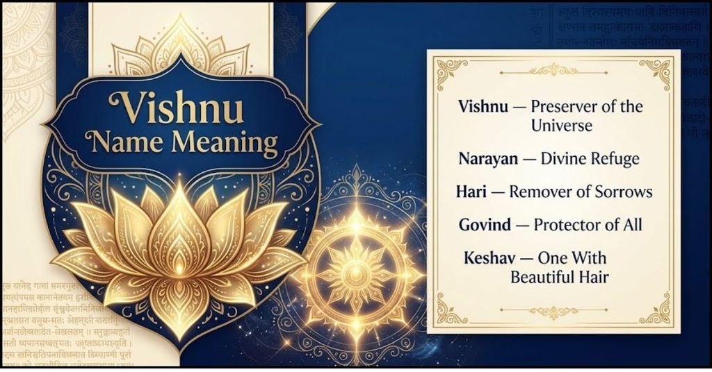 popular Names Of Vishnu For Baby Boy With Meanings