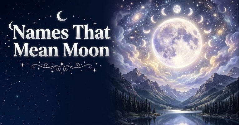 300+ Beautiful Names That Mean Moon Magical Ideas