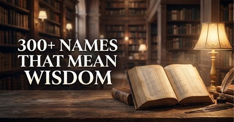 300+ Wise & Meaningful Names That Mean Wisdom