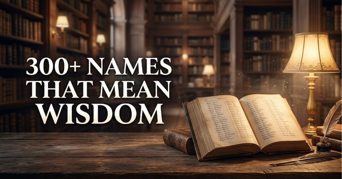 300+ Wise & Meaningful Names That Mean Wisdom