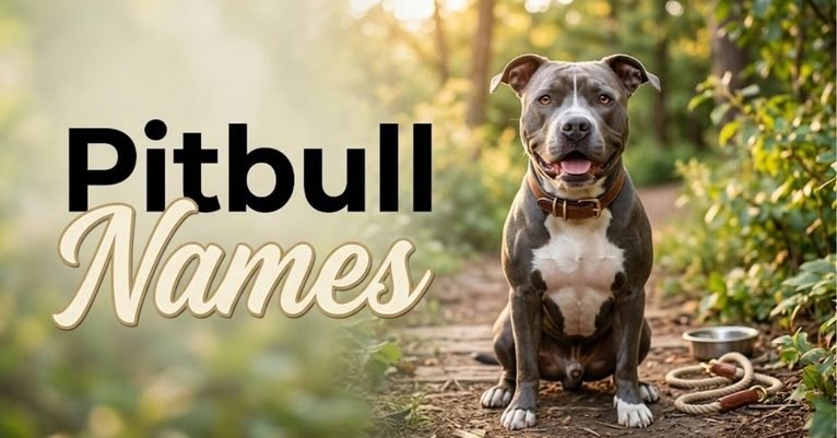 500+ Cool, Cute & Unique Ideas for Pitbull Names Dog