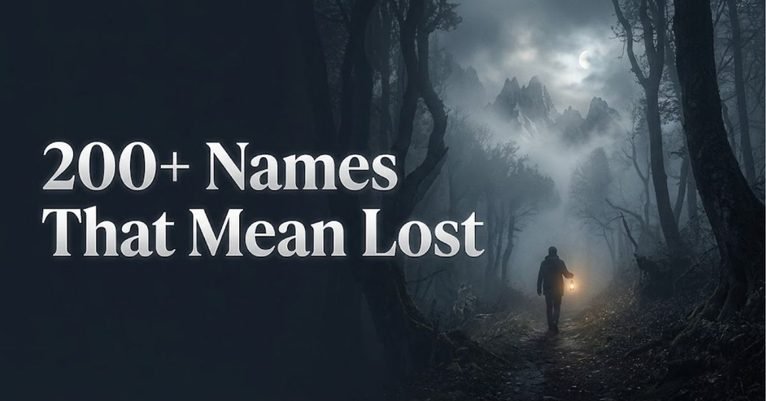 500+ Names That Mean Lost Rare, Deep & Mysterious Ideas