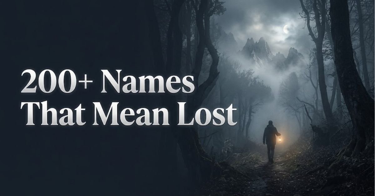 500+ Names That Mean Lost Rare, Deep & Mysterious Ideas