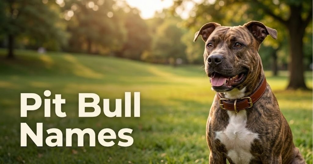 Cool, Cute & Unique Ideas for Pitbull Names Dog