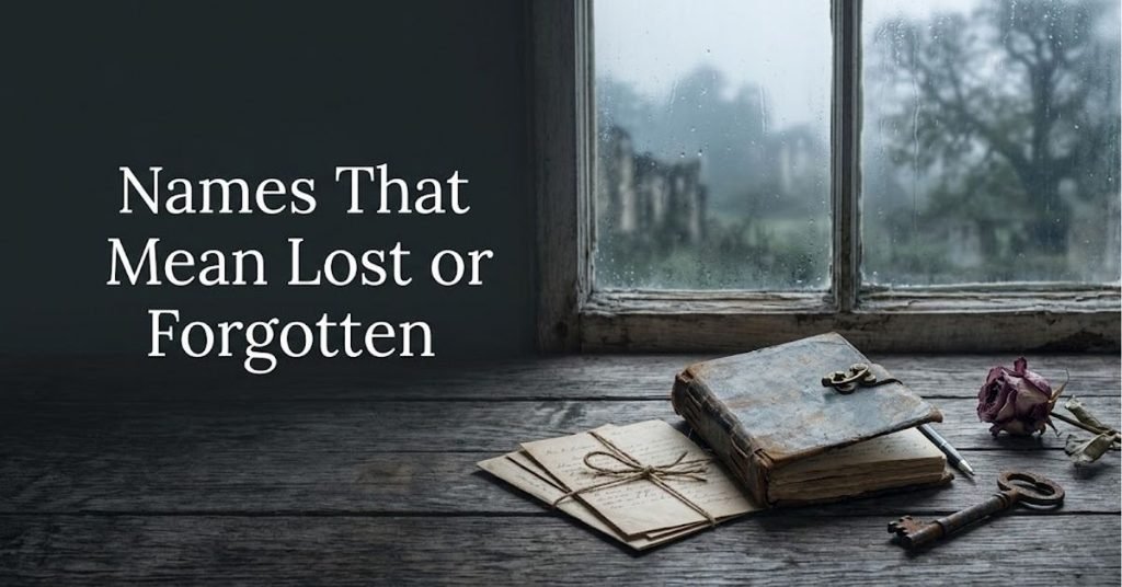 Last Names That Mean Lost and Forgotten