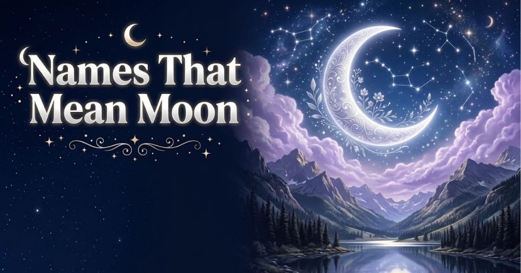 Unique Names Meaning Moon for Boys and Girls